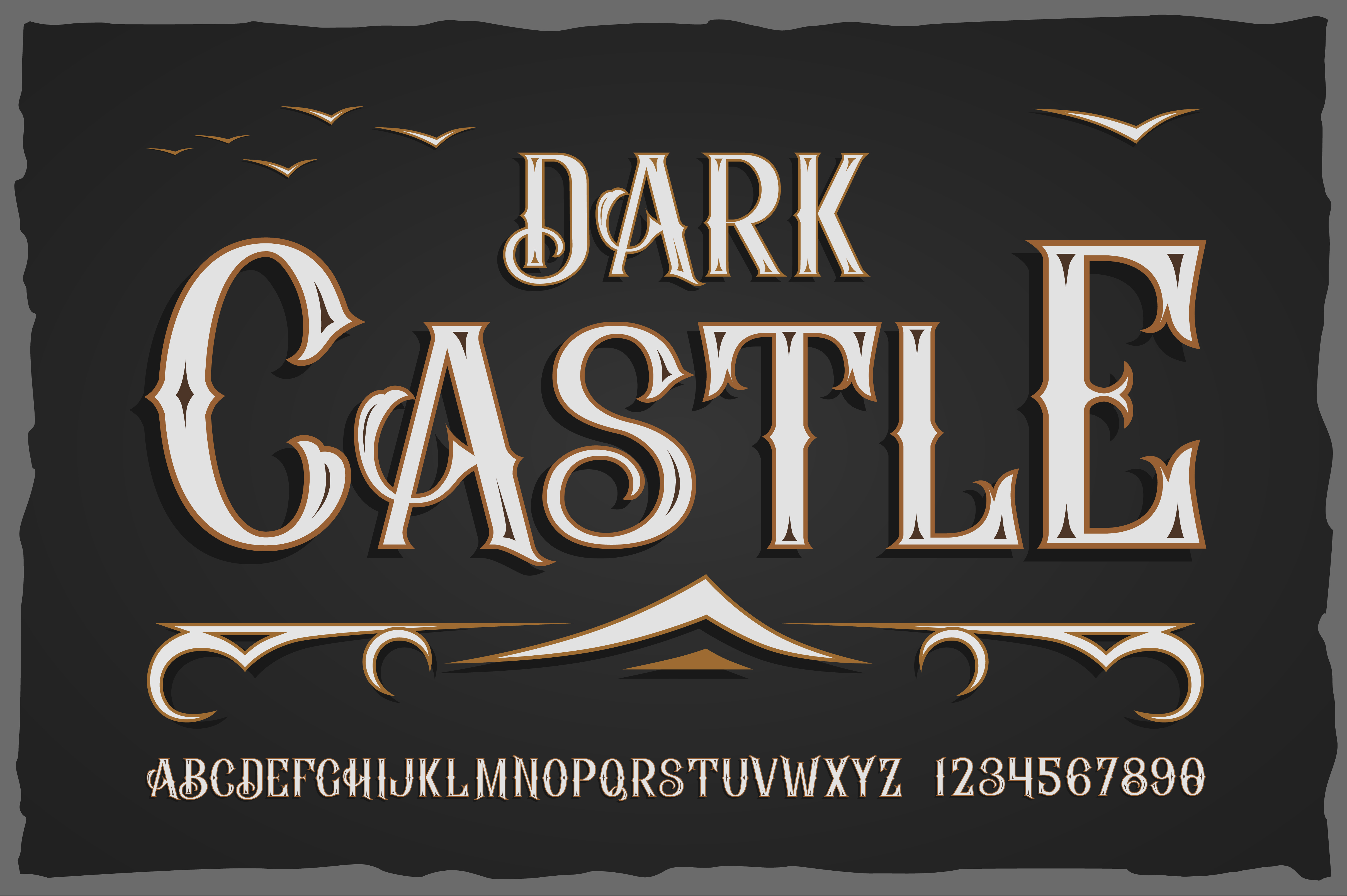 Przykładowa czcionka Dark Castle #1
